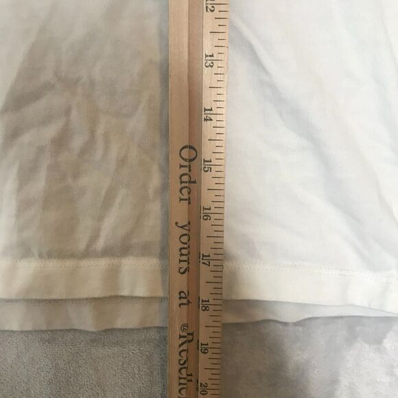 Vans Off The Wall Crop Top Womens S White Black Long Sleeve Crew Checkerboard - Picture 10 of 10